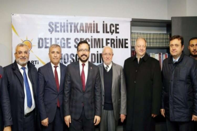 Ak Parti Şehitkamil'de delegeler tamam