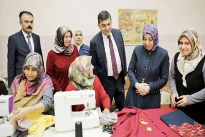 Fadıloğlu, üreten yetim annelerini ziyaret etti