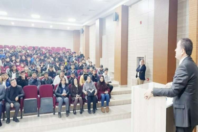 Doğan, mezun olduğu okulda öğrencilerle buluştu
