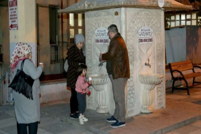Bu çeşmeden çorba akıyor