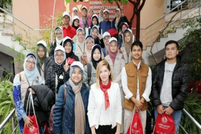 Malezya İslami Bilimler Üniversitesi Öğrencilerinden GAÜN’e ziyaret