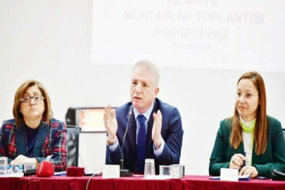 Vali Gül muhtarlarla buluştu