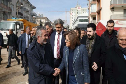 ŞAHİN, DEPREMDEN ETKİLENEN BÖLGELERİ ZİYARET ETTİ