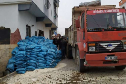 ZABITA, 22 TON KAÇAK KÖMÜR ELE GEÇİRDİ