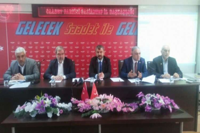 Saadet Partisi İl Divan toplantısını yaptı