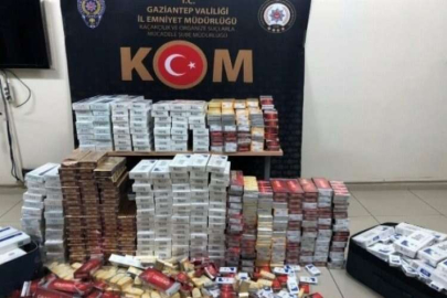 Kaçak sigara ele geçirildi