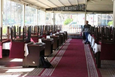 Restoranlar boş, paket serviste yoğunluk var