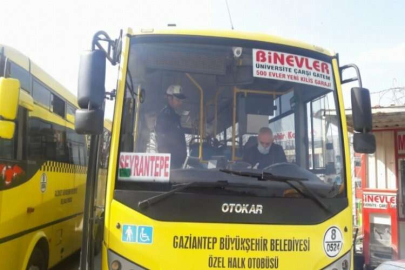 GAZİANTEP'TE TOPLU TAŞIMADA AYAKTA YOLCU ALIMI ENGELLENİYOR