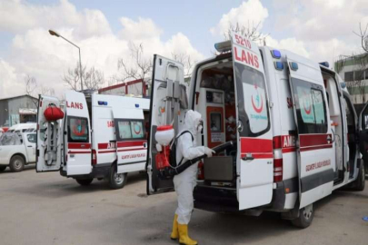 AMBULANSLARININ HİJYENİ BÜYÜKŞEHİRE EMANET