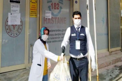 521 aile hekimine hijyen paketi ve maske verildi