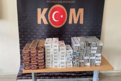 Kaçak sigara ele geçirildi