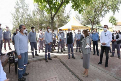 Şahin’den ilaçlama ekiplerine maske ve mesafe uyarısı