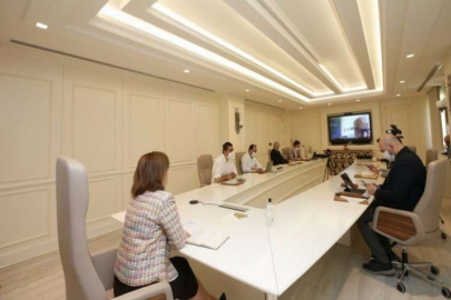 BAŞKAN ŞAHİN, ORTADOĞU LİDERLERİYLE BİR ARAYA GELDİ