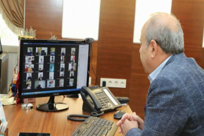 BAŞKAN KILIÇ, PERSONELLE TELEKONFERANS ARACILIĞIYLA BAYRAMLAŞTI