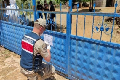 12 ev karantinaya alındı