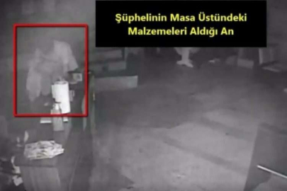 İş yerinden hırsızlık anları kamerada