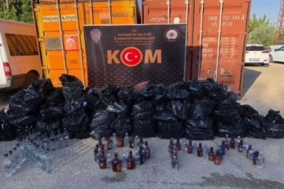 Sahte alkol ve kaçak cep telefonu operasyonu