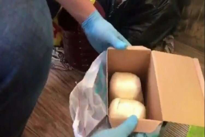 Bebe bisküvisi kutusundan eroin çıktı