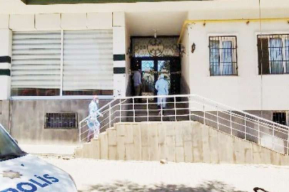 İslahiye'de bir apartman karantinada
