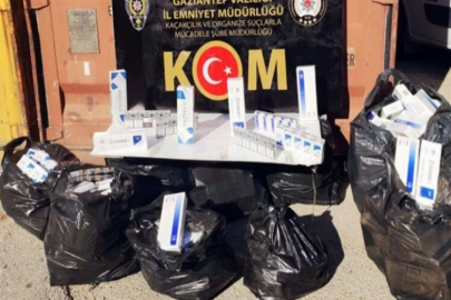 Kaçak sigara ele geçirildi