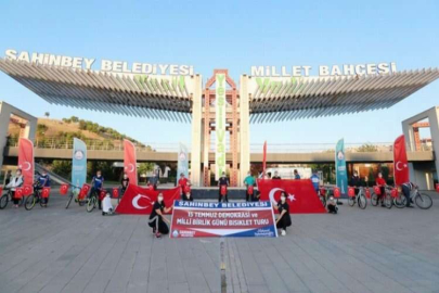Şahinbey Belediyesi bisiklet turu düzenledi