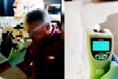 226 promil alkollü çıkınca ‘maşallah' dedi