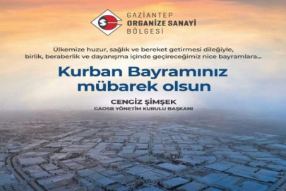 GAZİANTEP OSB BAYRAM İLANI