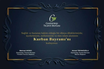 GAZİANTEP TİCARET ODASI BAYRAM İLANI