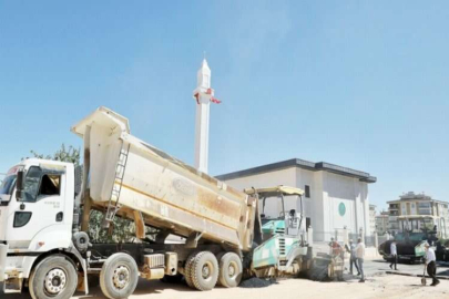 Pancarlı Mahallesi’nde asfalt çalışmaları başladı