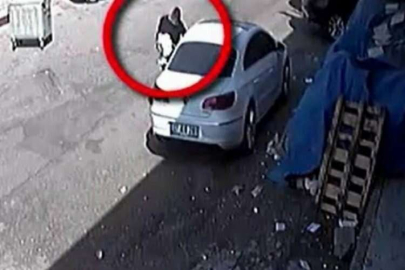 Hırsız önce kameraya sonra polise yakalandı