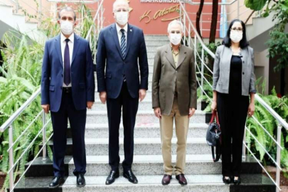 KOÇER‘DEN REKTÖR ÖZAYDIN’A ZİYARET
