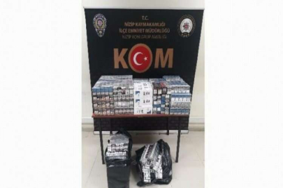 3 bin 150 paket kaçak sigara ele geçirildi