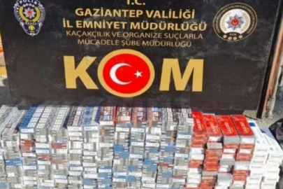 2 bin 700 paket kaçak sigara ele geçirildi