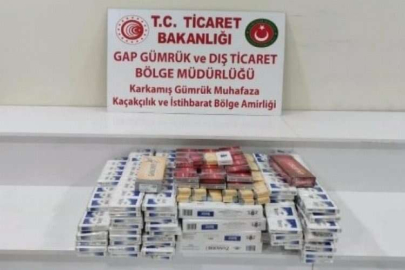 650 paket kaçak sigara yakalandı