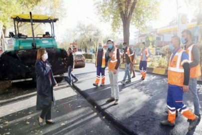 FEVZİ ÇAKMAK’IN 20 YILLIK ASFALTI YENİLENİYOR