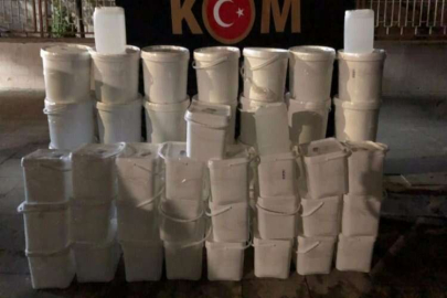 Bin 65 litre kaçak etil alkol ele geçirildi