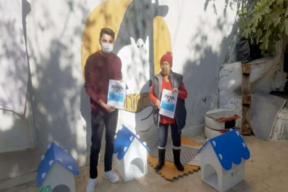 HKÜ’lü öğrenciler sokak hayvanlarına umut oldu