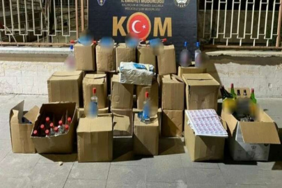 Kaçak alkol operasyonu