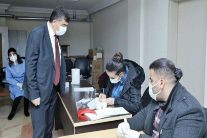 ŞEHİTKAMİL BELEDİYESİ PERSONELLERİNE KORONA TESTİ YAPILDI