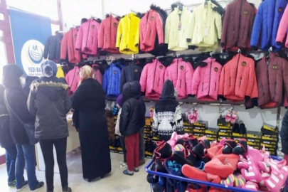 400 aileye gıda ve kıyafet desteği