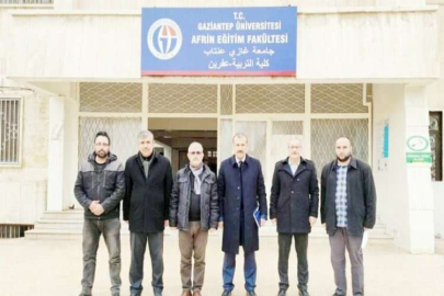 GAÜN YÖNETİMİNDEN SURİYE GÜVENLİ BÖLGEYE ZİYARET