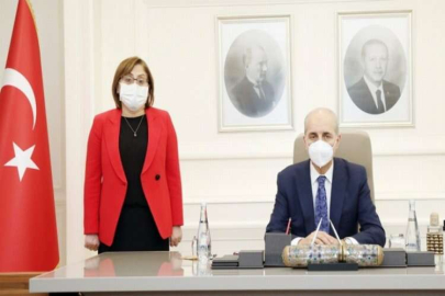 AK PARTİ GENEL BAŞKANVEKİLİ KURTULMUŞ BAŞKAN ŞAHİN’İ ZİYARET ETTİ