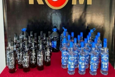 Kaçak içki operasyonu: 2 gözaltı