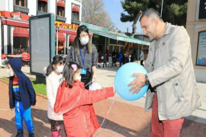 Kreş ve anaokulu öğrencilerinden anlamlı etkinlik