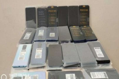 Kaçak cep telefonu ele geçirildi