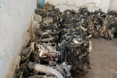 Kaçak otomobil motoru satan şahıs yakalandı