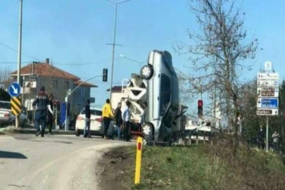 Öyle bir kaza yaptı ki görenler şok oldu