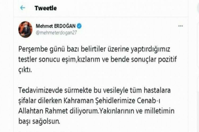 Milletvekili Erdoğan koronaya yakalandı