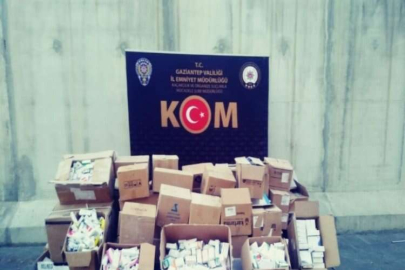 81 bin paket kaçak ilaç yakalandı