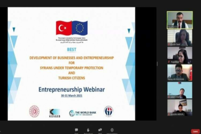 Girişimcilik online konferansının ilk oturumu gerçekleşti